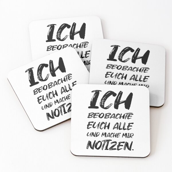 Artikelvorschau, Ich Beobachte Euch Alle Mache Notizen entworfen und verkauft von khornholio.