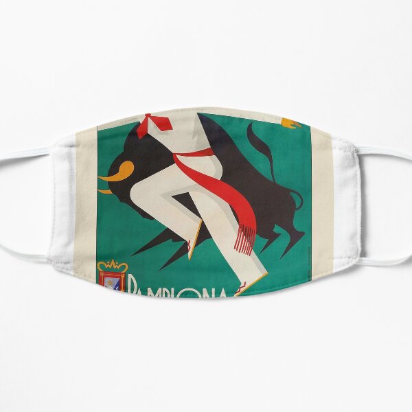 Vintage Travel Pamplona Mascarilla