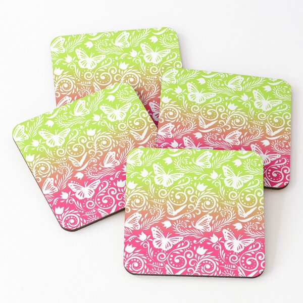 Item preview, Butterfly and Flower - Grapefruit and Lime RS (Citrus Lover Collection) designed and sold by CreativityRoams.
