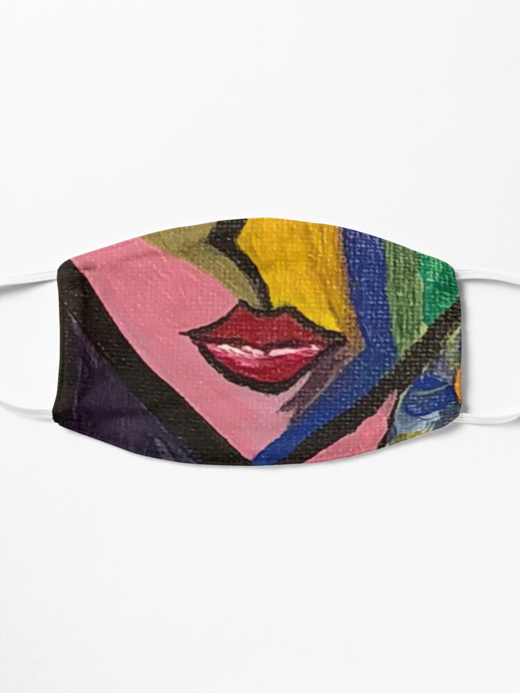 Thumbnail 3 of 5, Mask, cubist woman designed and sold by Gary Rodgers.