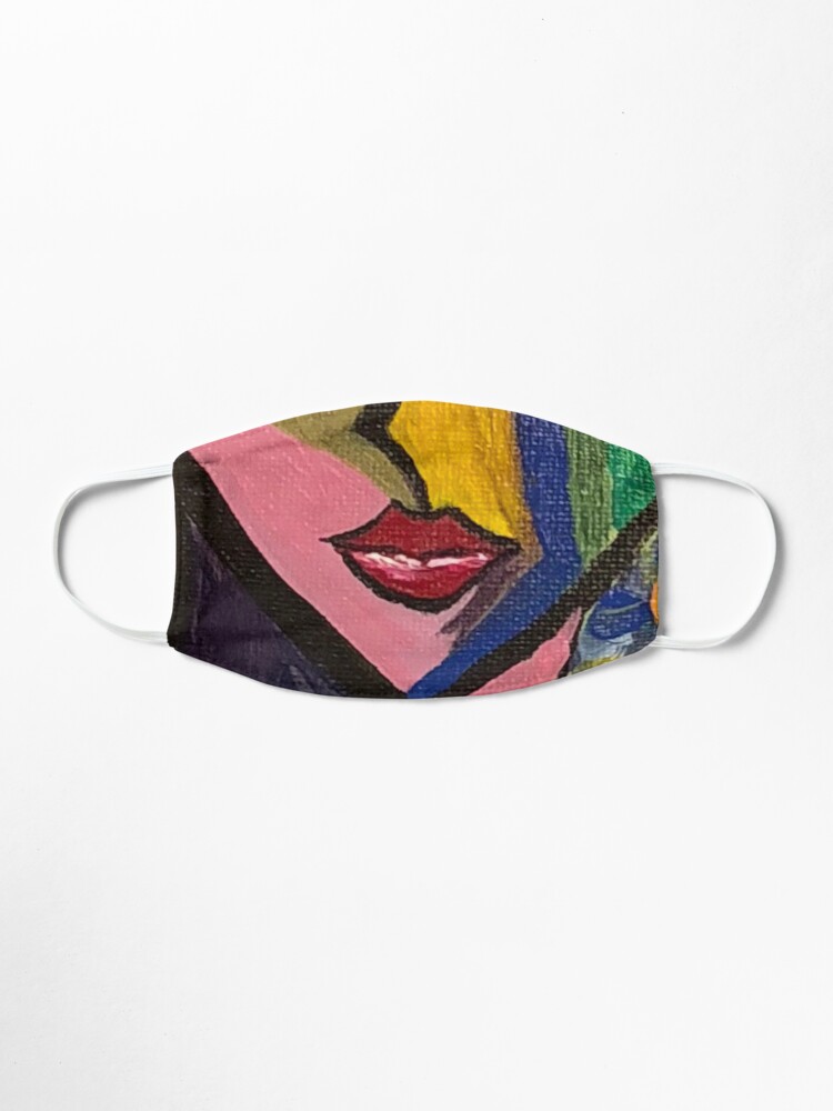 Alternate view of cubist woman Mask