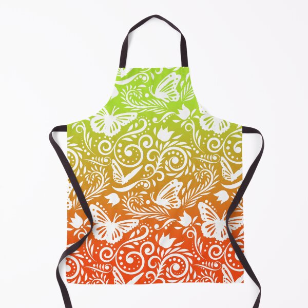 Item preview, Butterfly and Flower - Tangerine & Lime RS (Citrus Lover Collection) designed and sold by CreativityRoams.