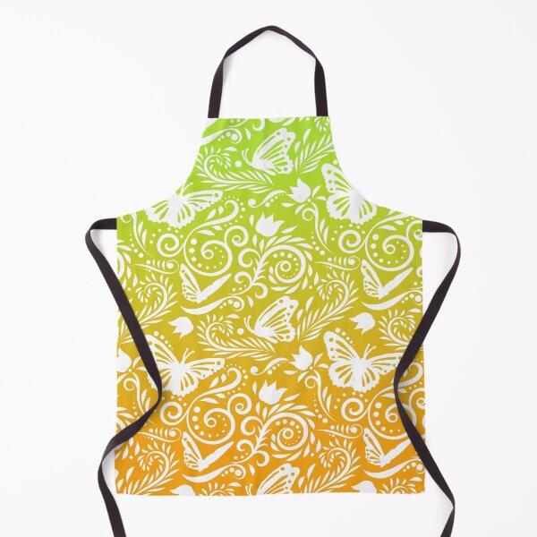 Item preview, Butterfly and Flower - Lime & Orange (Citrus Lover Collection) designed and sold by CreativityRoams.