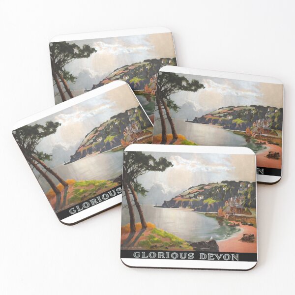 Item preview, Railway Poster Devon designed and sold by stickart-marek.