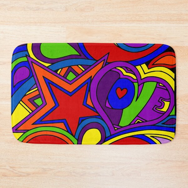 Item preview, Peace and Love Hippy Art designed and sold by Alondra.