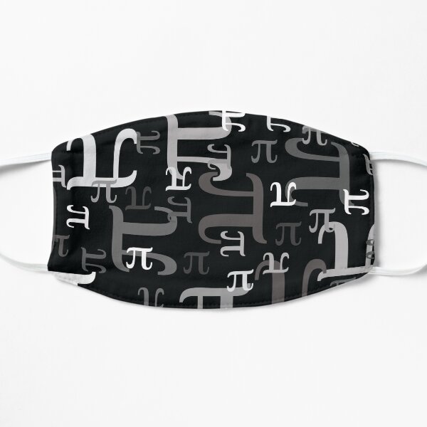 Pieces of Pi (Dark) Flat Mask