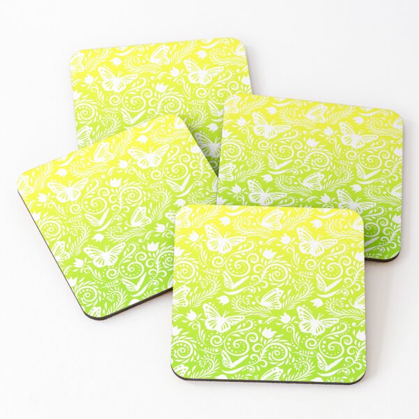 Item preview, Butterfly and Flower - Lemon & Lime (Citrus Lover Collection) designed and sold by CreativityRoams.