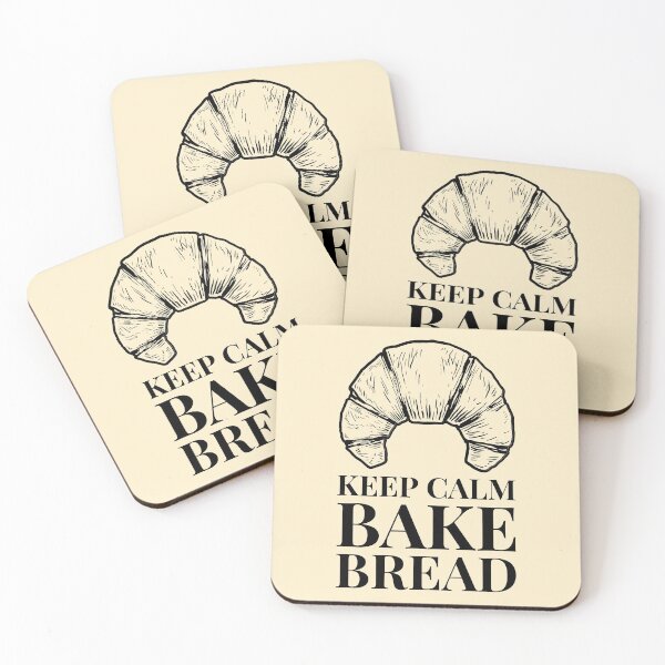 Item preview, Keep Calm Bake Bread homemade french croissant quote designed and sold by javes93.