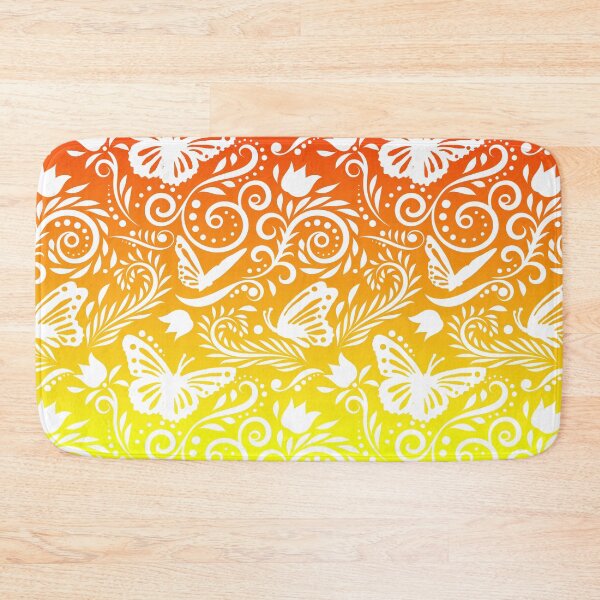 Item preview, Butterfly and Flower - Lemon & Tangerine RS (Citrus Lover Collection) designed and sold by CreativityRoams.