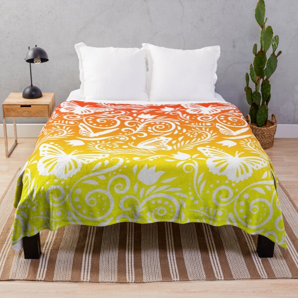 Item preview, Butterfly and Flower - Lemon & Tangerine RS (Citrus Lover Collection) designed and sold by CreativityRoams.