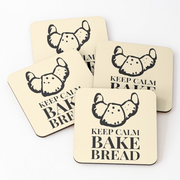 Item preview, Keep Calm Bake Bread homemade croissant quote designed and sold by javes93.