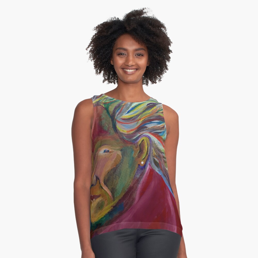 Item preview, Sleeveless Top designed and sold by mamajoni.
