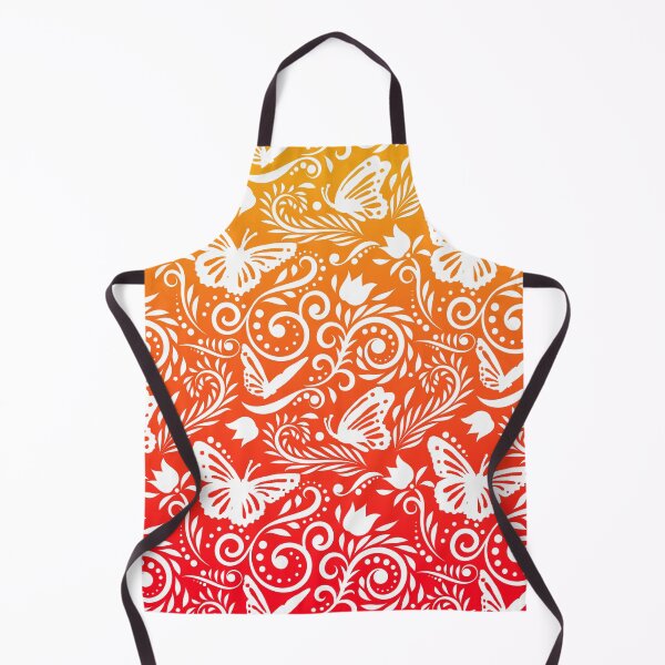 Item preview, Butterfly and Flower - Tangerine & Grapefruit (Citrus Lover Collection) designed and sold by CreativityRoams.