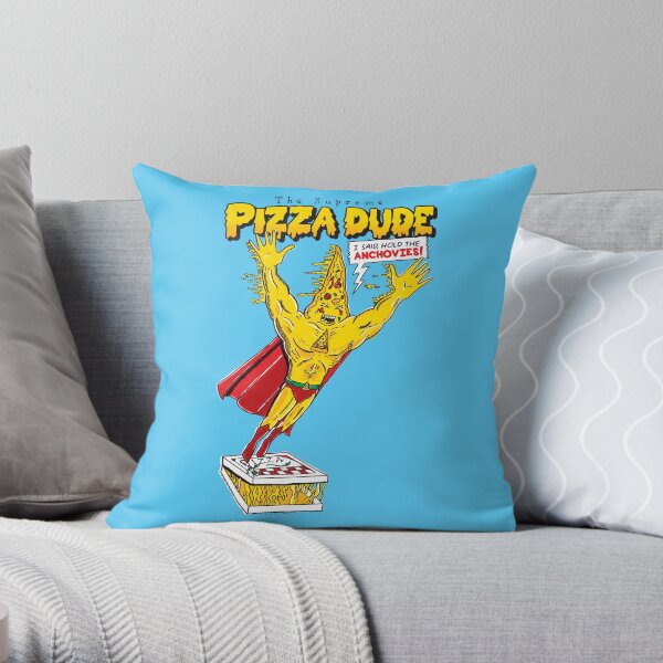 Pizza Dude! Throw Pillow