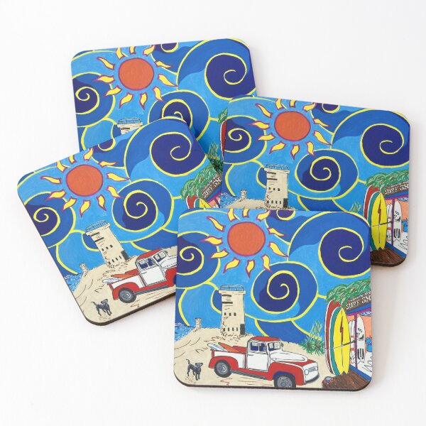 Item preview, Classic Pickup and Surf Shack ~ Cindy Cunningham designed and sold by Cindy Cunningham.