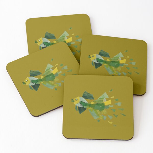 Item preview, Splish-Splash ~ Green and Gold designed and sold by Clare Wuellner.