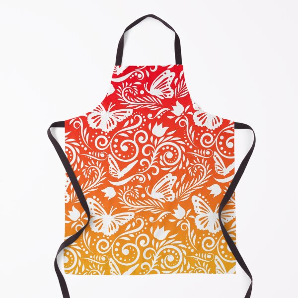 Item preview, Butterfly and Flower - Tangerine & Grapefruit RS (Citrus Lover Collection) designed and sold by CreativityRoams.
