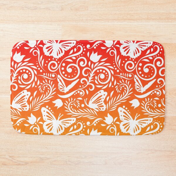 Item preview, Butterfly and Flower - Tangerine & Grapefruit RS (Citrus Lover Collection) designed and sold by CreativityRoams.