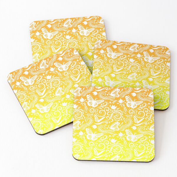 Item preview, Butterfly and Flower - Orange & Lemon (Citrus Lover Collection) designed and sold by CreativityRoams.