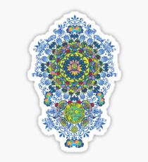 Yellow Porcelain Sticker
