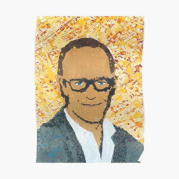 Phil Coulson Clark Gregg drip painting Poster