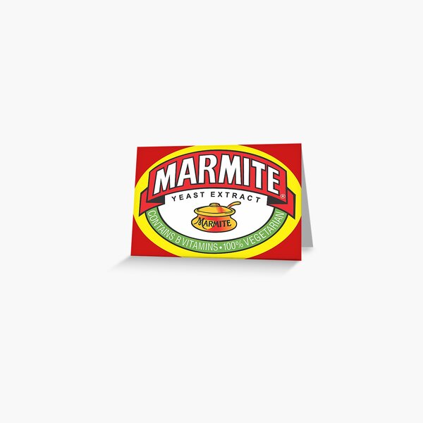 Just because card Joke Card Card for foodies Funny Greeting card Card for Cooks Birthday Card Marmite Card
