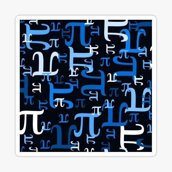 Item preview, Pieces of Pi (Blue) designed and sold by robyriker.