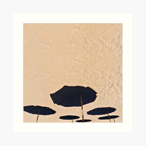 Beach Umbrellas Art Print