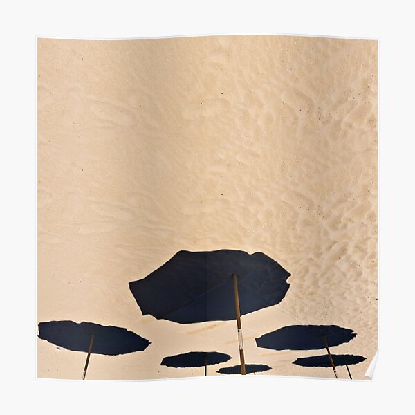 Beach Umbrellas Poster