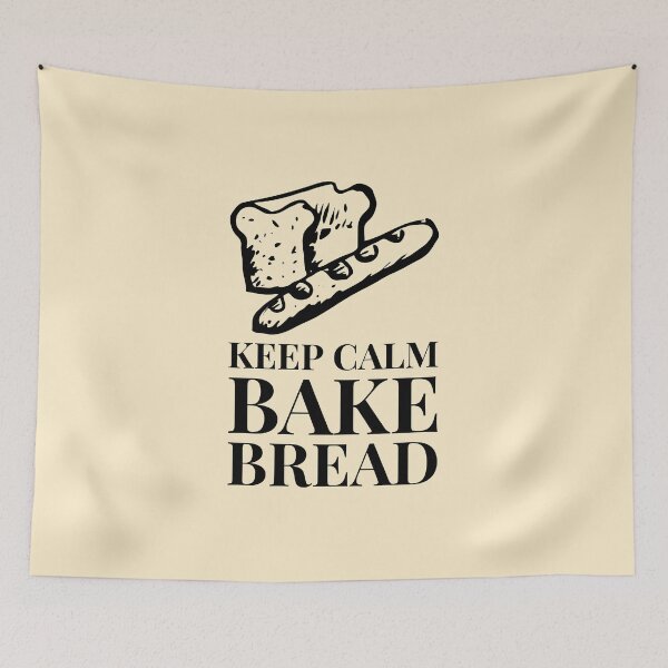 Item preview, Keep Calm Bake Bread homemade tasty loaves quote designed and sold by javes93.