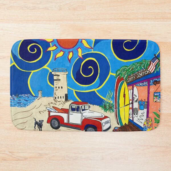 Item preview, Classic Pickup and Surf Shack ~ Cindy Cunningham designed and sold by Cindy Cunningham.