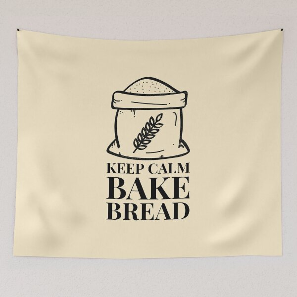 Item preview, Keep Calm Bake Bread flour for baking quote designed and sold by javes93.