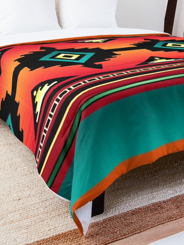 Thumbnail 4 of 5, Comforter, Canyon | Navajo  designed and sold by Daniel Watts.