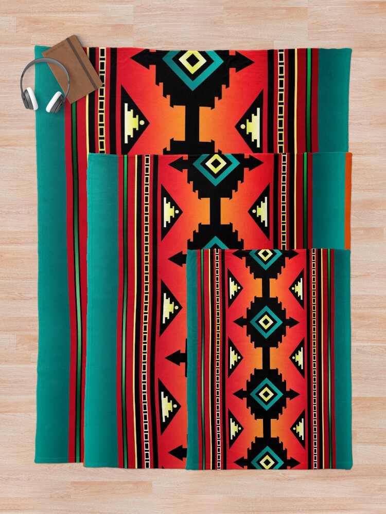 Alternate view of Canyon | Navajo Throw Blanket
