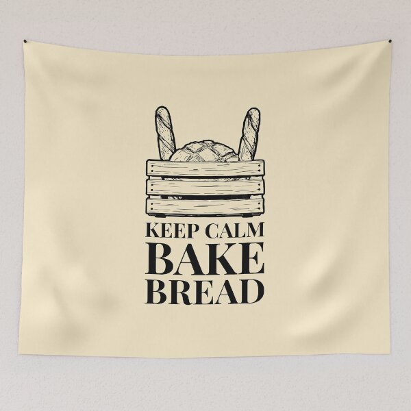 Item preview, Keep Calm Bake Bread box of loaves quote designed and sold by javes93.