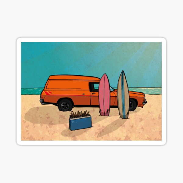 THE ENDLESS SUMMER Sticker Decal Surfboard UTE VAN FORD HOLDEN KOMBI Surfing vw 