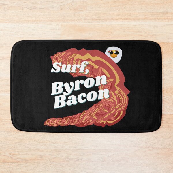 Item preview, Surf Byron Bacon. Funny Surfing Food Pun. designed and sold by shirtdan.