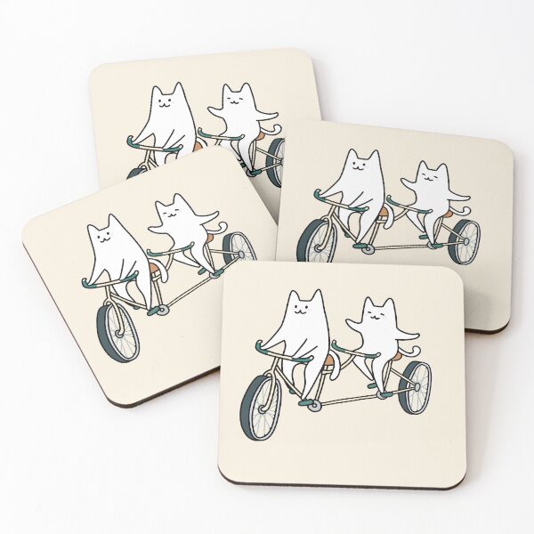 Item preview, Tandem Bike Cats designed and sold by little  ochre.