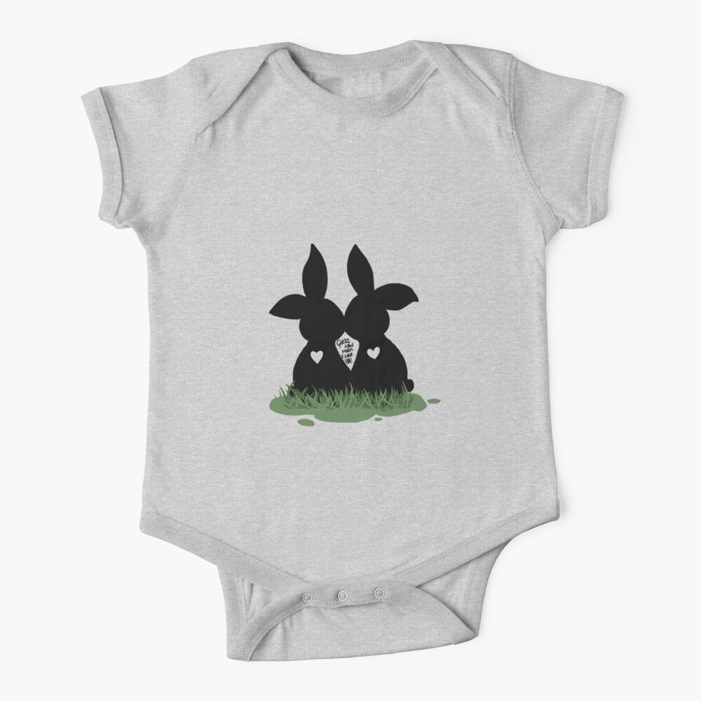 Guess How Much I Love You Baby One Piece By Mrelyks Redbubble