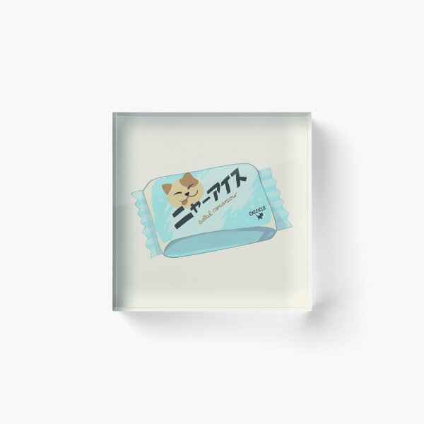 Item preview, NYAAISU salted carameow ice cream designed and sold by mkdraws.