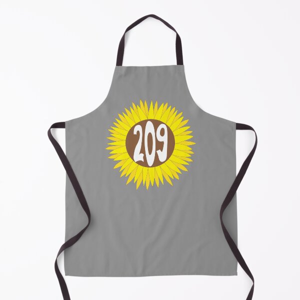 Item preview, Hand Drawn California 209 Area Code Sunflower designed and sold by itsrturn.