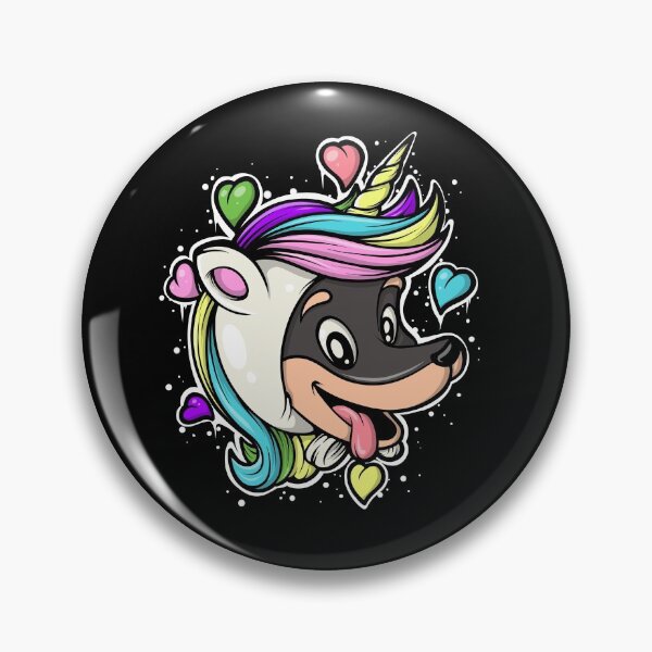 Item preview, Unicorn Doberman Pinscher Funny Dog Lover Design designed and sold by swiftyspade.