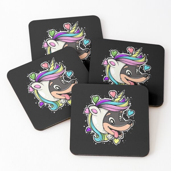 Item preview, Unicorn Doberman Pinscher Funny Dog Lover Design designed and sold by swiftyspade.