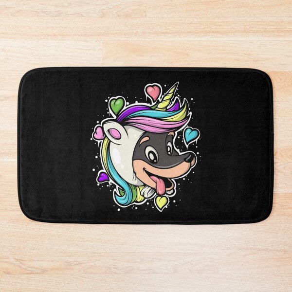 Item preview, Unicorn Doberman Pinscher Funny Dog Lover Design designed and sold by swiftyspade.