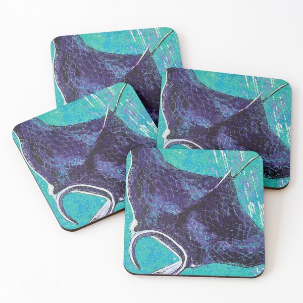 Item preview, Purple Manta Ray designed and sold by AmcalmArtisty.