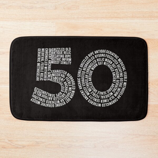 Item preview, 50th Birthday Word Cloud Print Design - Happy 50th Birthday Gifts designed and sold by wordshirtz.