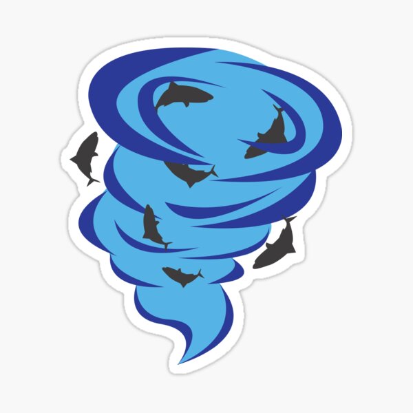 Sharknado Pop Art Sticker