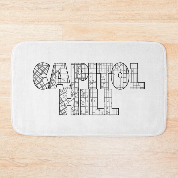 Item preview, Capitol Hill, Seattle Street Map designed and sold by thestreetslocal.