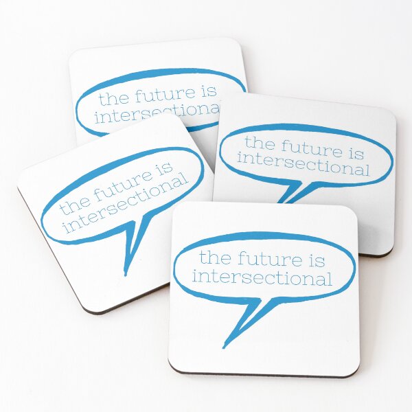 Item preview, The Future Is Intersectional - Blue designed and sold by designsbynic.