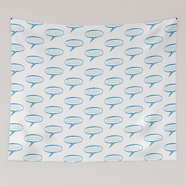 Item preview, The Future Is Intersectional - Blue designed and sold by designsbynic.
